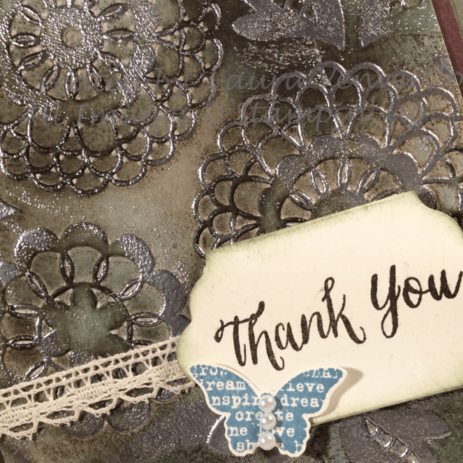 close up faux patina